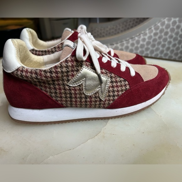 Birdies | Roadrunner Sneakers Red Primary Plaid Size 8.5 - Picture 4 of 10